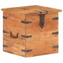 Solid acacia wood trunk 40x40x40 cm by , Storage trunks - Ref: Foro24-289645, Price: 123,60 €, Discount: %