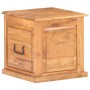 Solid acacia wood trunk 40x40x40 cm by , Storage trunks - Ref: Foro24-289649, Price: 148,48 €, Discount: %