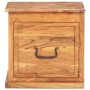 Solid acacia wood trunk 40x40x40 cm by , Storage trunks - Ref: Foro24-289649, Price: 148,48 €, Discount: %