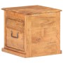 Solid acacia wood trunk 40x40x40 cm by , Storage trunks - Ref: Foro24-289649, Price: 148,48 €, Discount: %