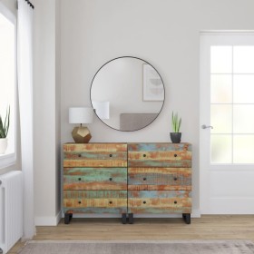 Sideboards 2 Einheiten Massivholz recycelt 60x33x75 cm von , Sideboards - Ref: Foro24-3143637, Preis: 322,77 €, Rabatt: %