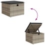 Gartensofagarnitur 8-teilig mit grauen Polstern aus synthetischem Rattan von , Gartensets - Ref: Foro24-3274672, Preis: 619,7...