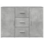 Ingenieurholz-Sideboard in Betongrau 90,5x29,5x65 cm von , Sideboards - Ref: Foro24-849877, Preis: 84,92 €, Rabatt: %