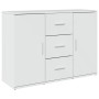 Hochglanz-Weißer Schrank aus Holzwerkstoff 90,5x29,5x65 cm von , Sideboards - Ref: Foro24-849875, Preis: 97,36 €, Rabatt: %