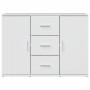 Hochglanz-Weißer Schrank aus Holzwerkstoff 90,5x29,5x65 cm von , Sideboards - Ref: Foro24-849875, Preis: 97,36 €, Rabatt: %