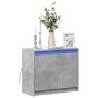 Sideboard mit LED-Beleuchtung, Holzoptik in Grau-Beton, 72x34x61 cm. von , Sideboards - Ref: Foro24-852176, Preis: 74,75 €, R...