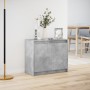 Sideboard with LED lights, engineered wood in gray concrete finish, 72x34x61 cm. by , Sideboards - Ref: Foro24-852176, Price:...