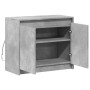 Sideboard with LED lights, engineered wood in gray concrete finish, 72x34x61 cm. by , Sideboards - Ref: Foro24-852176, Price:...