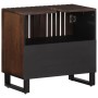 Armario de lavabo baño madera maciza mango marrón 62x34x58 cm de , Muebles de baño - Ref: Foro24-377531, Precio: 135,13 €, De...