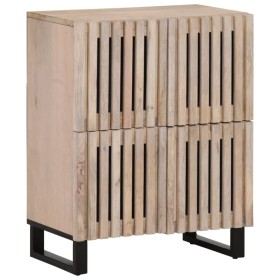 Sideboard solid mango wood 60x34x75 cm by , Lockers and storage cabinets - Ref: Foro24-377567, Price: 134,82 €, Discount: %