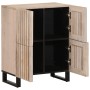 Sideboard aus massivem Mangoholz 60x34x75 cm von , Schließfächer und Lagerschränke - Ref: Foro24-377567, Preis: 134,82 €, Rab...