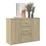 Aparador de madera de ingeniería roble Sonoma 90,5x29,5x65 cm de , Aparadores - Ref: Foro24-849876, Precio: 86,31 €, Descuent...