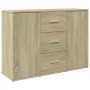 Aparador de madera de ingeniería roble Sonoma 90,5x29,5x65 cm de , Aparadores - Ref: Foro24-849876, Precio: 86,31 €, Descuent...