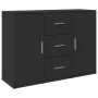 Aparador de madera de ingeniería negro 90,5x29,5x65 cm de , Aparadores - Ref: Foro24-849874, Precio: 91,50 €, Descuento: %