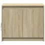 Aparador con LED madera de ingeniería roble Sonoma 72x34x61 cm de , Aparadores - Ref: Foro24-852175, Precio: 74,66 €, Descuen...