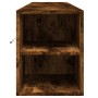 TV wall cabinet with LED light smoked oak 180x31x39.5 cm by , TV Furniture - Ref: Foro24-3307958, Price: 148,52 €, Discount: %