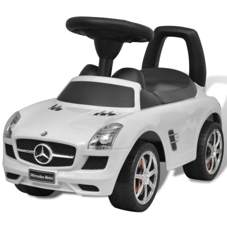 Coche de niños accionado con el pie blanco de vidaXL, Vehículos a pedales o para empujar - Ref: Foro24-80089, Precio: 60,99 €...