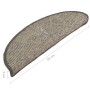 Alfombrilla autoadhesiva escalera 15 uds beige y gris 56x17x3cm de , Alfombrillas para escalones - Ref: Foro24-326894, Precio...