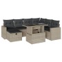 Garden sofa set 8 pcs. and cushions synthetic rattan gray by , Garden sets - Ref: Foro24-3274842, Price: 611,47 €, Discount: %