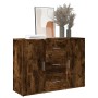 Aparador de madera de ingeniería roble ahumado 90,5x29,5x65 cm de , Aparadores - Ref: Foro24-849878, Precio: 84,92 €, Descuen...