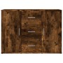 Aparador de madera de ingeniería roble ahumado 90,5x29,5x65 cm de , Aparadores - Ref: Foro24-849878, Precio: 84,92 €, Descuen...