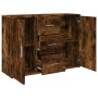 Aparador de madera de ingeniería roble ahumado 90,5x29,5x65 cm de , Aparadores - Ref: Foro24-849878, Precio: 84,92 €, Descuen...