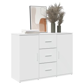 Engineered wood sideboard white 90,5x29,5x65 cm by , Sideboards - Ref: Foro24-849873, Price: 92,00 €, Discount: %