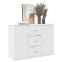 Engineered wood sideboard white 90,5x29,5x65 cm by , Sideboards - Ref: Foro24-849873, Price: 88,77 €, Discount: %