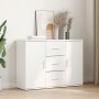 Engineered wood sideboard white 90,5x29,5x65 cm by , Sideboards - Ref: Foro24-849873, Price: 88,77 €, Discount: %