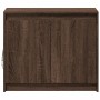 Sideboard with LED engineered wood brown oak 72x34x61 cm by , Sideboards - Ref: Foro24-852179, Price: 76,86 €, Discount: %