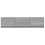 TV cabinet with LED wood engineered wood gray Sonoma 165x34x40 cm by , TV Furniture - Ref: Foro24-852255, Price: 112,64 €, Di...