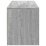 TV cabinet with LED wood engineered wood gray Sonoma 165x34x40 cm by , TV Furniture - Ref: Foro24-852255, Price: 112,64 €, Di...