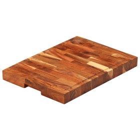 Cutting board solid acacia wood 42x30x4 cm by , Chopping boards - Ref: Foro24-376054, Price: 31,44 €, Discount: %