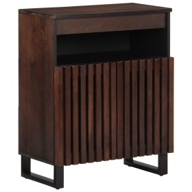 Sideboard solid mango wood 60x34x75 cm by , Lockers and storage cabinets - Ref: Foro24-377561, Price: 125,99 €, Discount: %