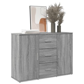 Aparador madera de ingeniería gris Sonoma 90,5x29,5x65 cm de , Aparadores - Ref: Foro24-849879, Precio: 92,00 €, Descuento: %