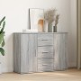 Aparador madera de ingeniería gris Sonoma 90,5x29,5x65 cm de , Aparadores - Ref: Foro24-849879, Precio: 88,77 €, Descuento: %