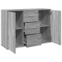 Aparador madera de ingeniería gris Sonoma 90,5x29,5x65 cm de , Aparadores - Ref: Foro24-849879, Precio: 92,00 €, Descuento: %