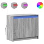 Sideboard with LED engineered wood gray Sonoma 72x34x61 cm by , Sideboards - Ref: Foro24-852178, Price: 76,86 €, Discount: %