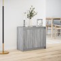 Sideboard with LED engineered wood gray Sonoma 72x34x61 cm by , Sideboards - Ref: Foro24-852178, Price: 76,86 €, Discount: %