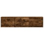 Smoked oak engineered wood LED TV cabinet 165x34x40 cm by , TV Furniture - Ref: Foro24-852254, Price: 109,25 €, Discount: %