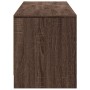 Brown oak engineered wood LED TV cabinet 165x34x40 cm by , TV Furniture - Ref: Foro24-852256, Price: 112,75 €, Discount: %