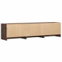 Brown oak engineered wood LED TV cabinet 165x34x40 cm by , TV Furniture - Ref: Foro24-852256, Price: 112,75 €, Discount: %