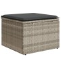 Gartensofa 8-teilig und Kissen synthetisches Rattan grau von , Gartensets - Ref: Foro24-3268062, Preis: 596,74 €, Rabatt: %