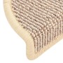 Stair tread mats 15 pcs white and brown 65x21x4 cm by , Stair mats - Ref: Foro24-149860, Price: 58,15 €, Discount: %