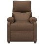 Sillón reclinable de tela marrón de , Sillones - Ref: Foro24-344905, Precio: 201,95 €, Descuento: %