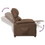 Sillón reclinable de tela marrón de , Sillones - Ref: Foro24-344905, Precio: 201,95 €, Descuento: %