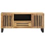 Solid rough mango wood TV stand 100x34x46 cm by , CD and DVD storage - Ref: Foro24-377504, Price: 136,06 €, Discount: %