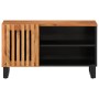 Solid acacia wood TV stand 80x34x46 cm by , CD and DVD storage - Ref: Foro24-377510, Price: 94,42 €, Discount: %