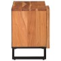 Solid acacia wood TV stand 80x34x46 cm by , CD and DVD storage - Ref: Foro24-377510, Price: 94,42 €, Discount: %