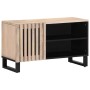 Mueble de TV madera maciza de mango 80x34x46 cm de , Almacenamiento para CD y DVD - Ref: Foro24-377512, Precio: 92,59 €, Desc...